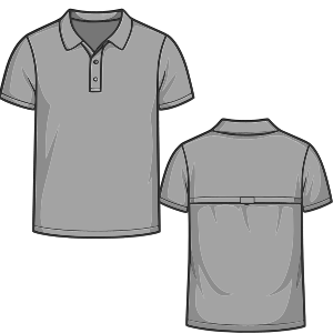 Patron ropa, Fashion sewing pattern, molde confeccion, patronesymoldes.com Polo 9999 MEN T-Shirts